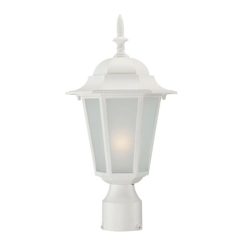 Acclaim Lighting Camelot 15.25-in H Textured White Post Light At Lowes.com