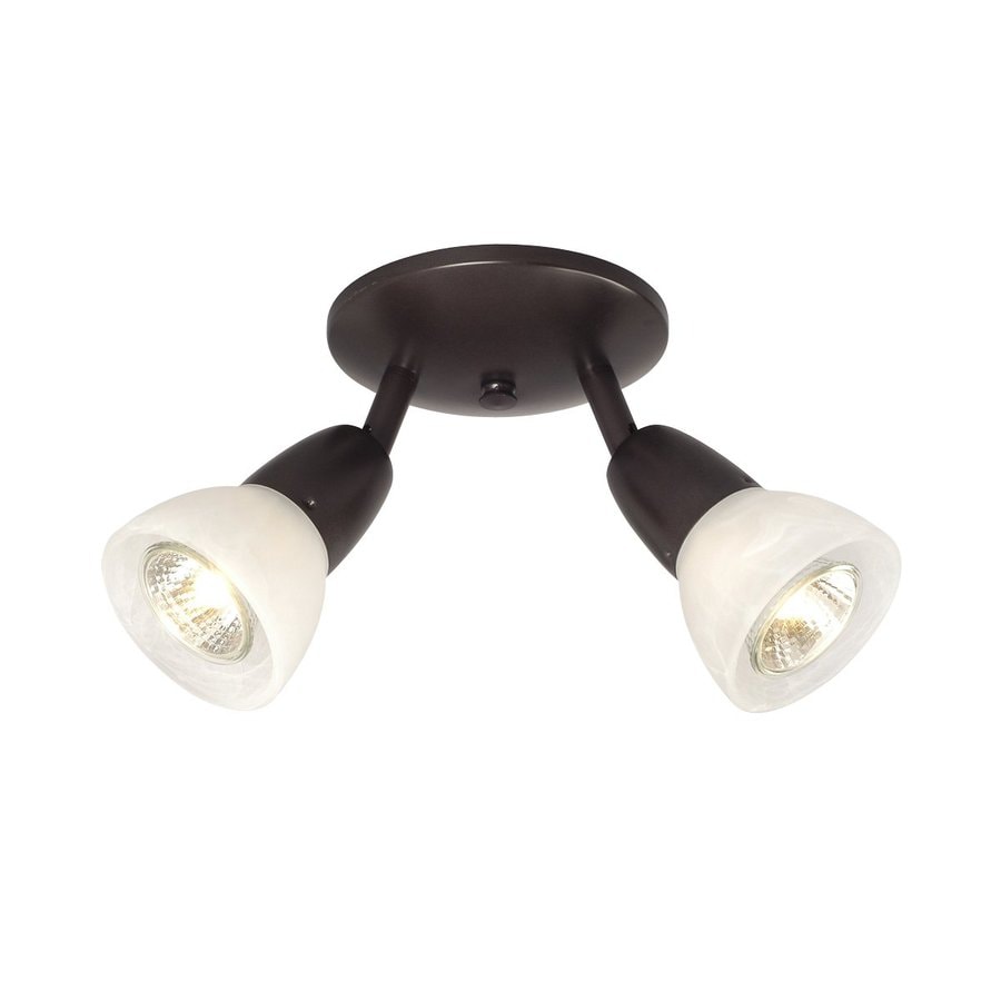 Galaxy Luna 2 Light 5 In Old Bronze Flush Mount Fixed Track Galaxy Luna 2 Light 5 In Old Bronze Flush Mount Fixed Track Kit