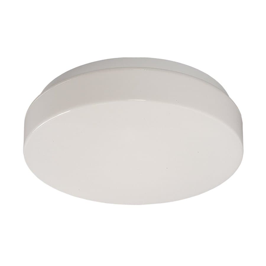 Galaxy White Acrylic Flush Mount Fluorescent Light (Common: 1-ft ...