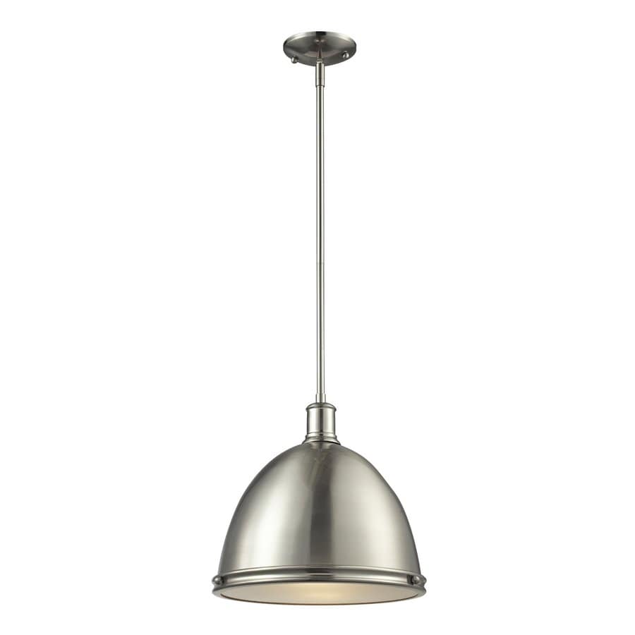 Z Lite Mason Brushed Nickel Transitional Dome Pendant At 5589