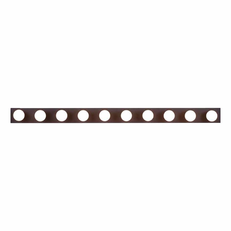 Volume International 10 Light 60 In Antique Bronze Rectangle Vanity
