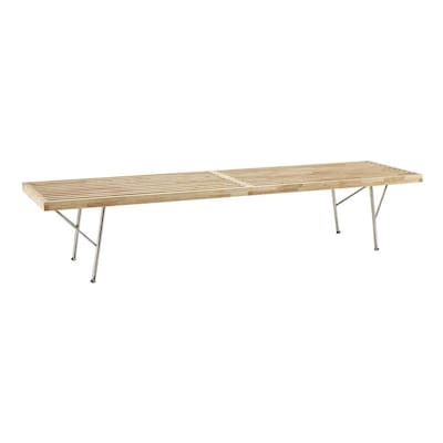 Modway Vantage Natural Indoor Entryway Bench At Lowes Com