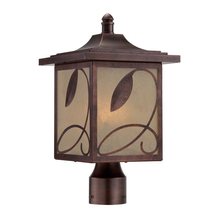Designer's Fountain Devonwood 15.5in H Flemish Copper Post Light in