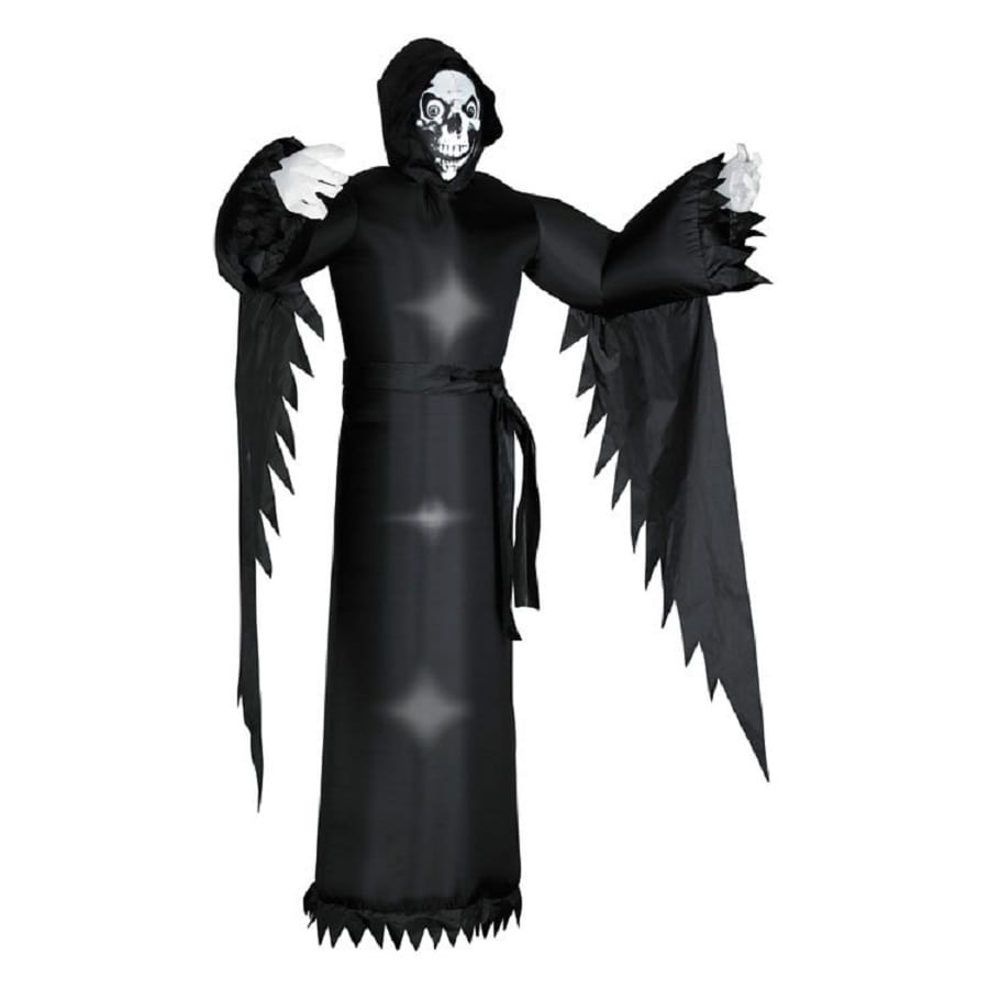 6ft Internal Light Grim Reaper Halloween Inflatable at