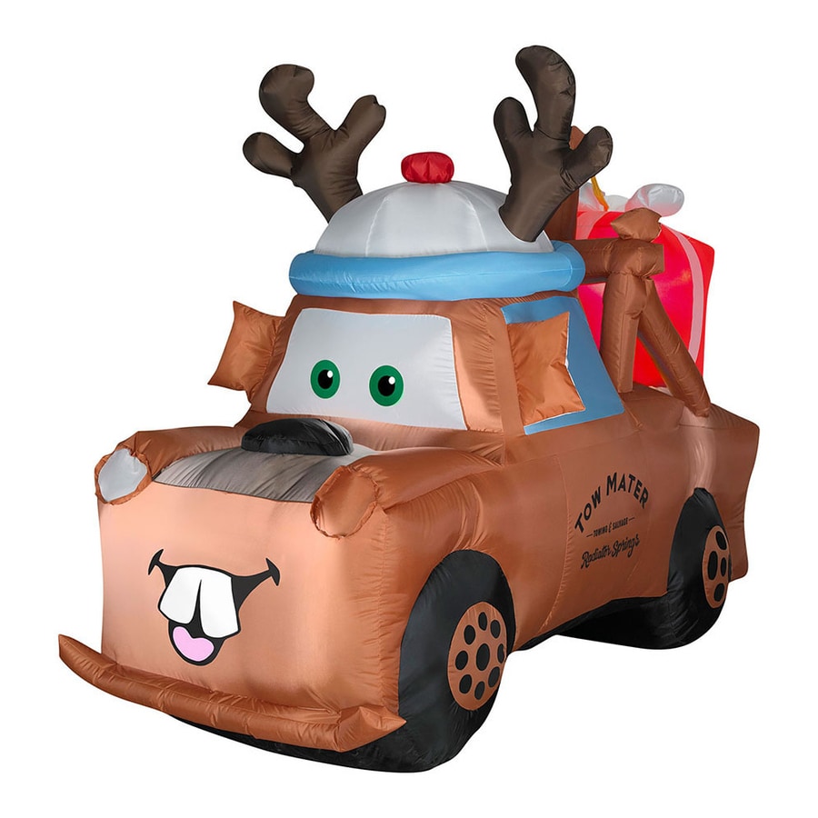 4.593-ft Internal Light Disney Mater Christmas Inflatable at Lowes.com