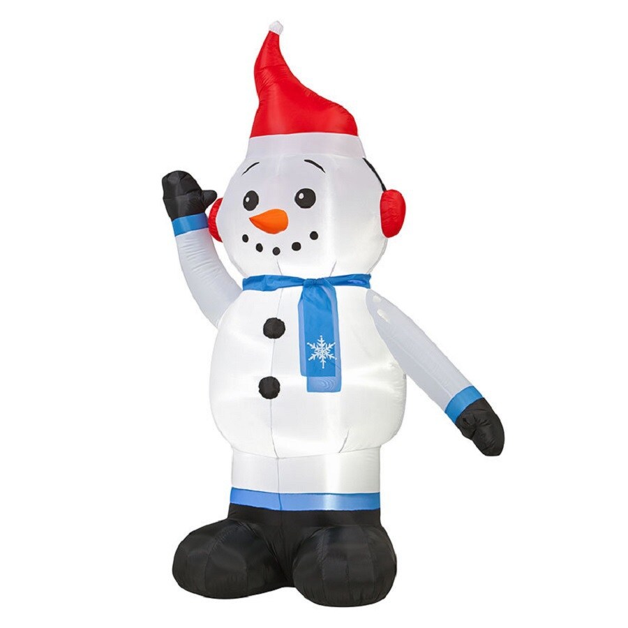 6.98 ft Lighted Snowman Christmas Inflatable