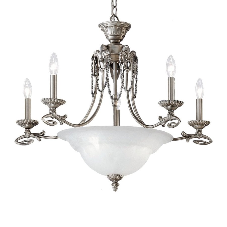 shop classic lighting medallion 28-in 8-light pewter vintage shop classic lighting medallion 28-in 8-light pewter vintage