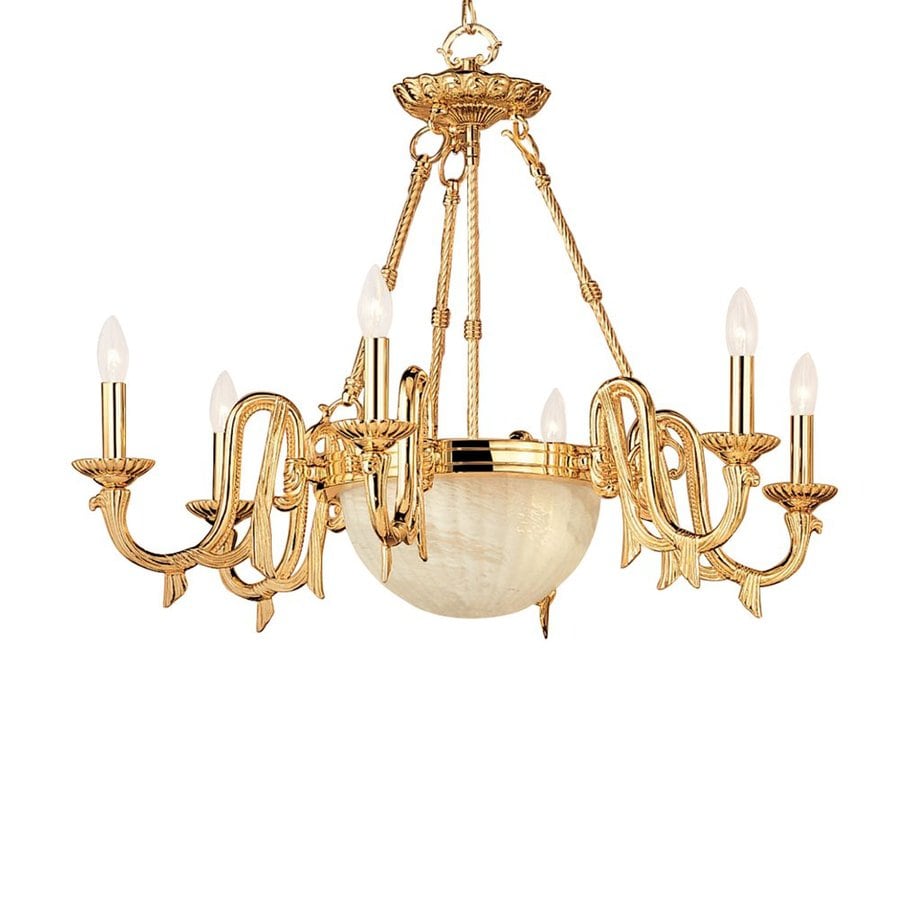 shop classic lighting st moritz 33-in 8-light gold vintage candle shop classic lighting st moritz 33-in 8-light gold vintage candle