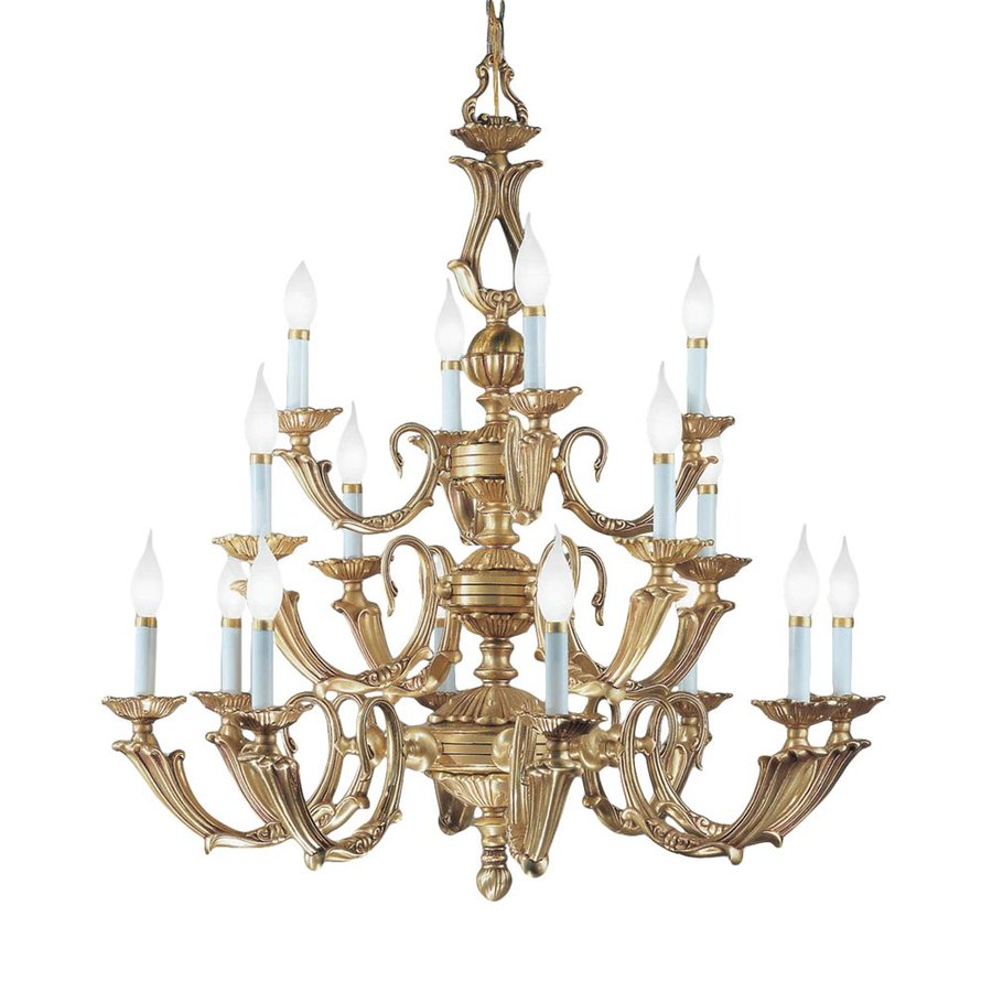 Classic Lighting Alexandria III 16Light Satin Bronze with Brown Patina