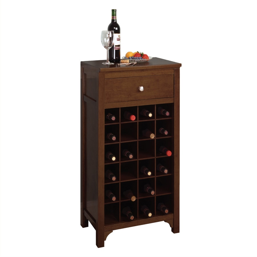 Dark wood wine cabinet