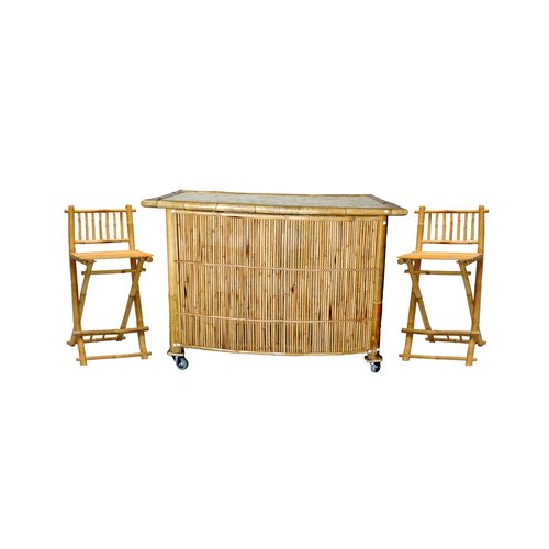 Bamboo 54 Bamboo Patio Bar in the Patio Bars department at