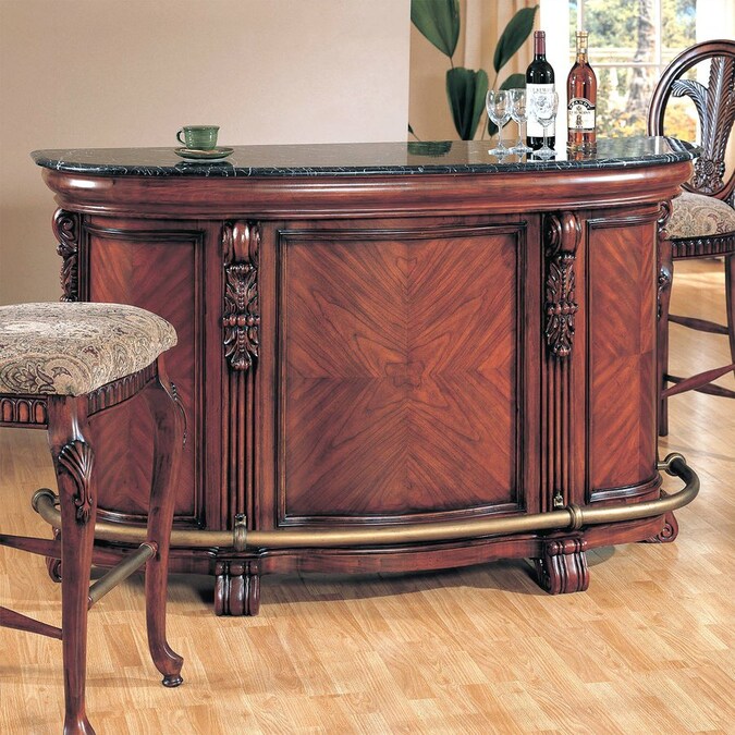 Yuan Tai Furniture 68 In X 52 Half Moon Standard Bar The Home Bars Department At Com Half Moon Standard Bar In The Home Bars, Yuan Tai Furniture