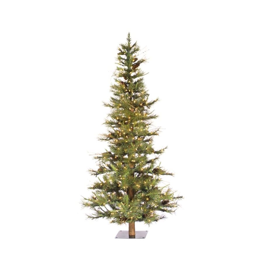 Vickerman 5-ft Pre-lit Ashland Fir Artificial Christmas Tree with 300 Constant Clear White 