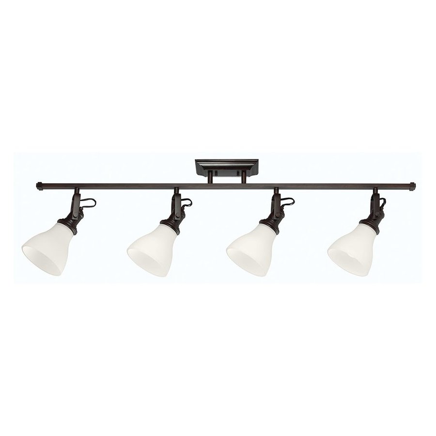Sea Gull Lighting 4Light 48in Burnt Sienna Dimmable Track Bar Fixed