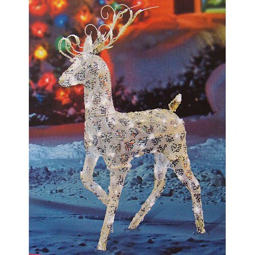 Christmas Central 1Piece 4ft Reindeer Outdoor Christmas Decoration at