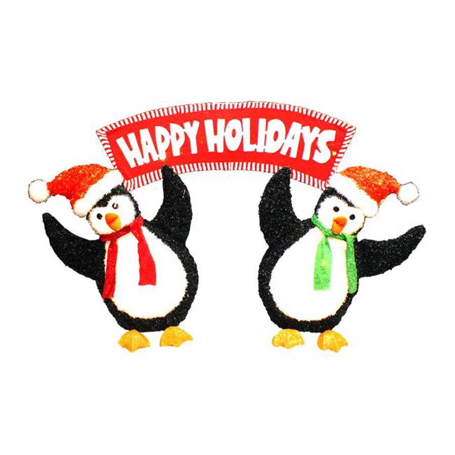 Christmas Central Lighted Penguin Outdoor Christmas Decoration