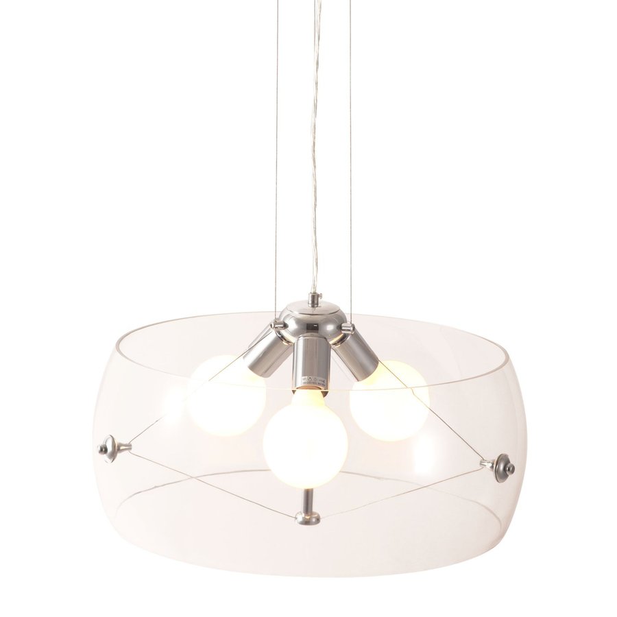 Zuo Modern Asteroids Clear Modern/Contemporary Clear Glass Drum Pendant