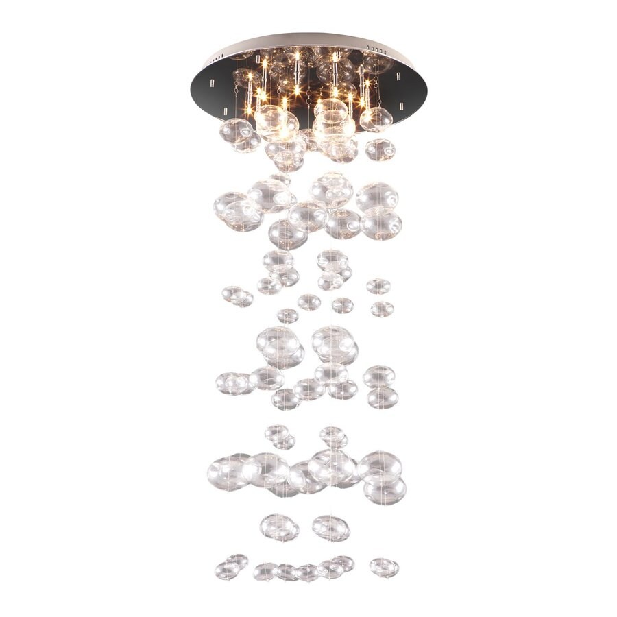  50115 Inertia 10-Light 23.6-in Clear Flush Mount Light
