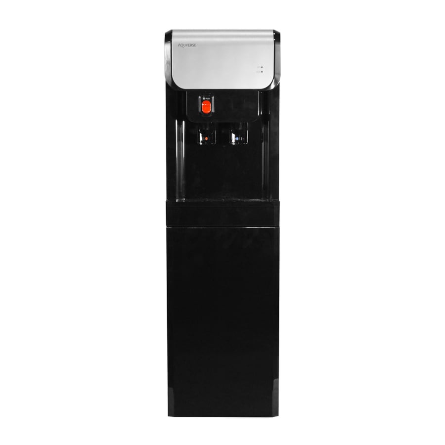 Aquverse Black Fountain Cold And Hot Water Cooler ENERGY STAR in the