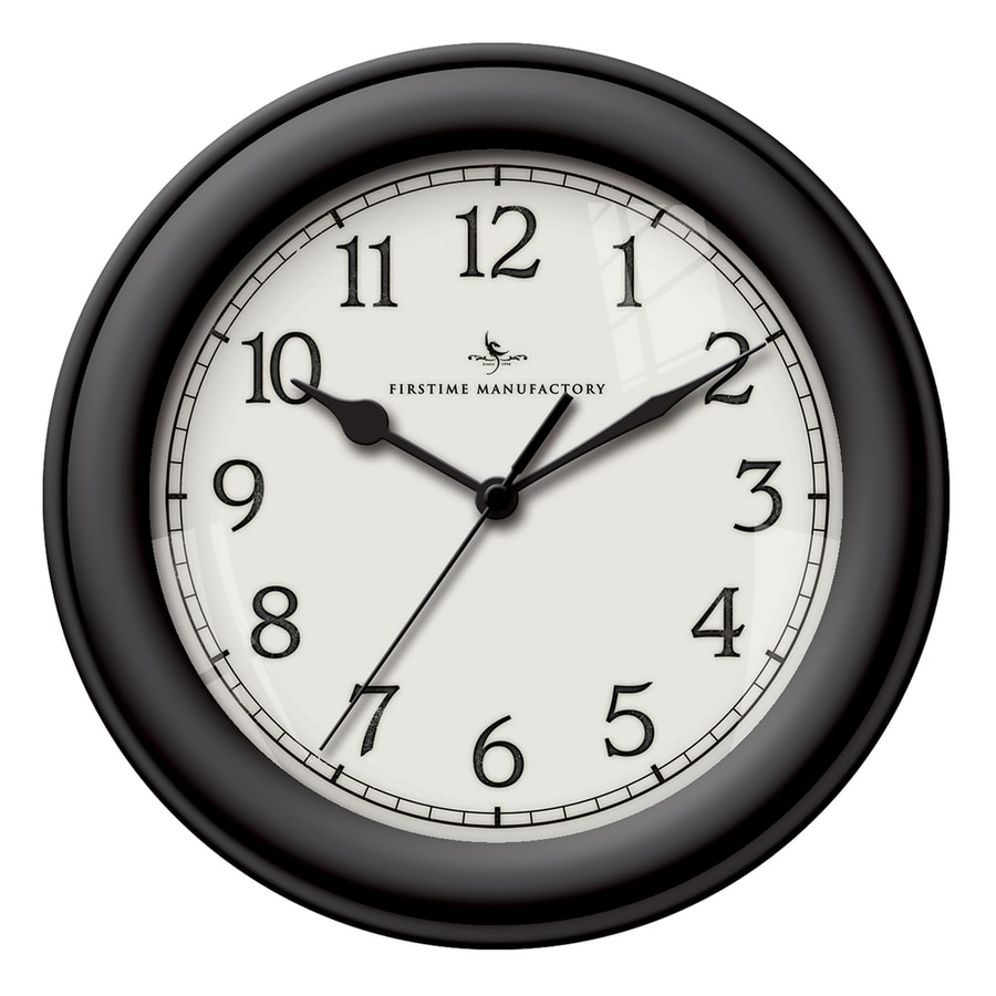 Firstime Essential Analog Round Indoor Wall Standard Clock At