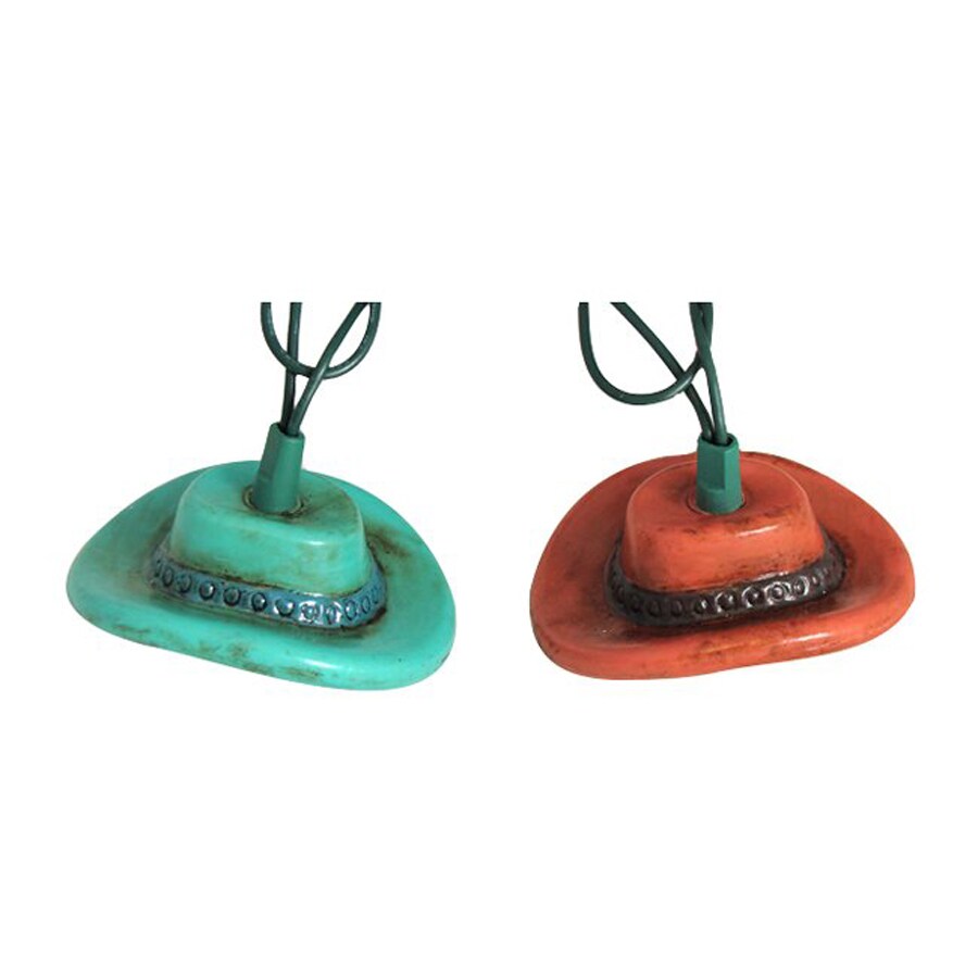 Christmas Central 11.6ft Multicolor Electrical Outlet Cowboy Hat