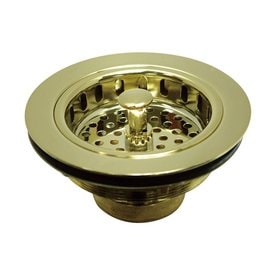 elements of design 45 in polished brass twist and lock kitchen sink strainer - Kitchen Sink Strainer elements of design 45 in polished brass twist and lock kitchen sink strainer - Kitchen Sink Strainer