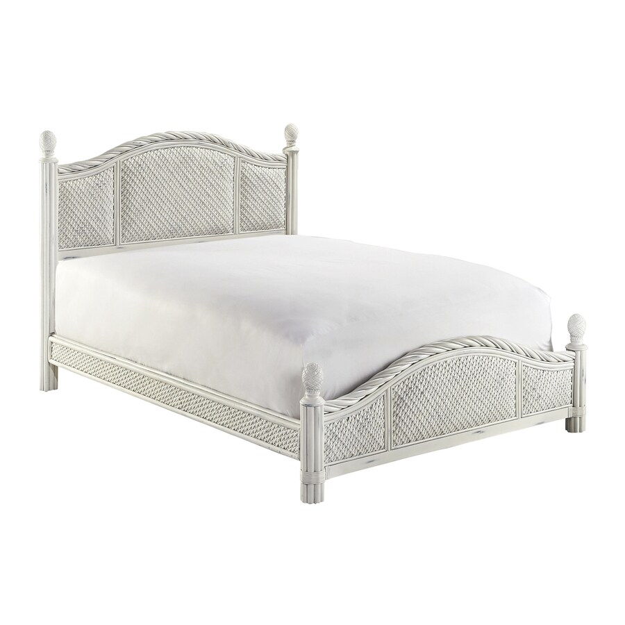 Home Styles Marco Island Weather Worn Rubbed White Queen Panel Bed Home Styles Marco Island Weather Worn Rubbed White Queen Panel Bed