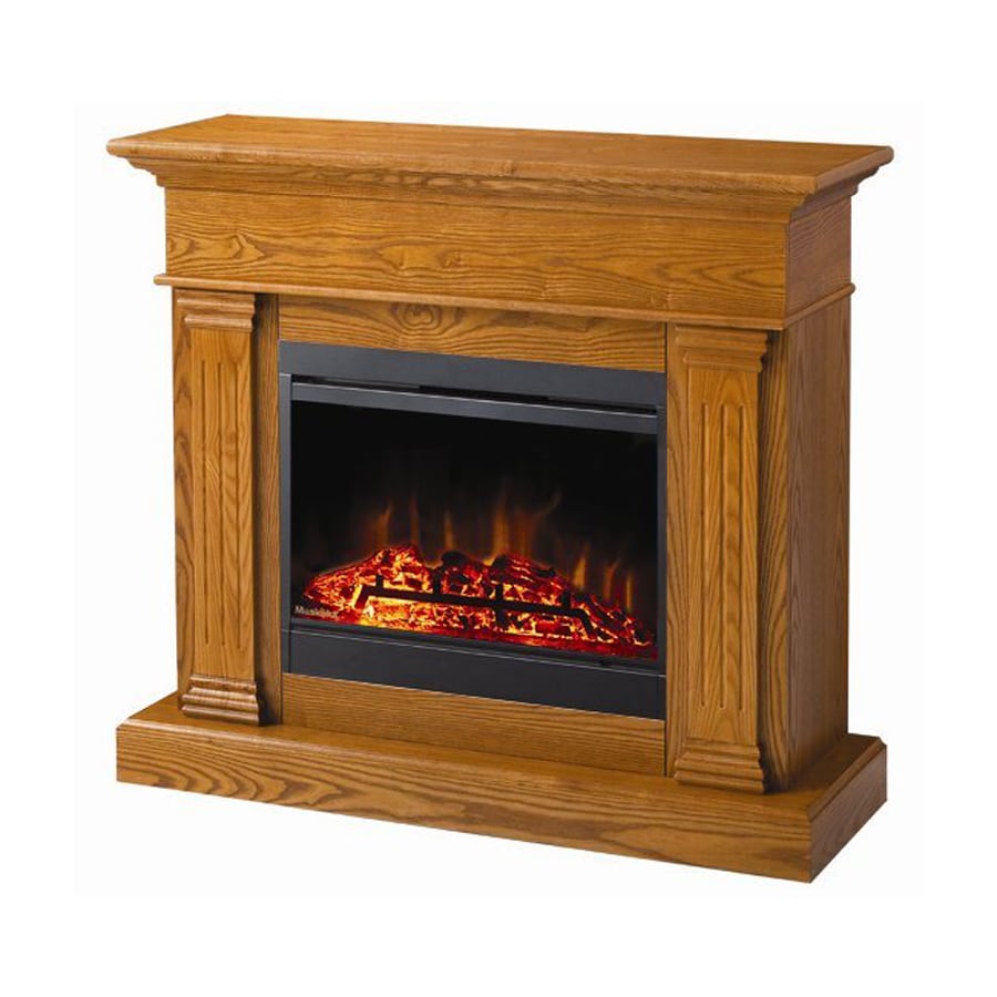 Muskoka 45 In W 4770 Btu Oak Wood And Veneer Flat Wall Electric Muskoka 45 In W 4770 Btu Oak Wood And Veneer Flat Wall Electric Fireplace With Remote Control