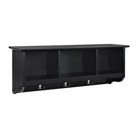 Coat Racks Stands At Lowes Crosley Furniture Brennan Black 3 Hook Wall Mounted Coat Rack