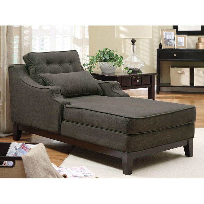 Coaster Fine Furniture Grey Chaise In The Lounges Department At Com - Coaster Chaise Lounge Coaster Fine Furniture Grey Chaise In The Lounges Department At Com - Coaster Chaise Lounge