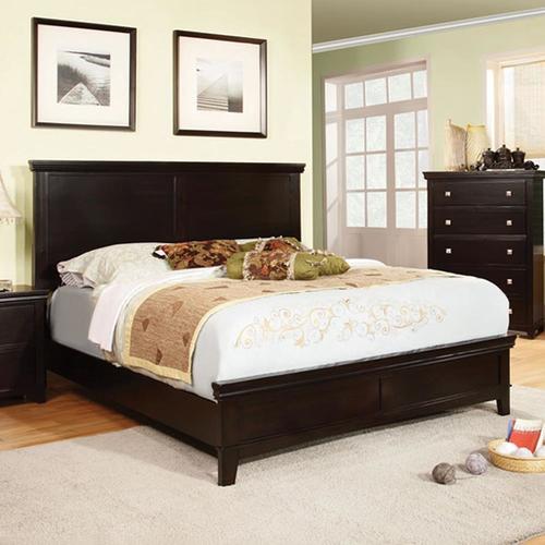 Furniture Of America Spruce Espresso King Bed At Lowes Com