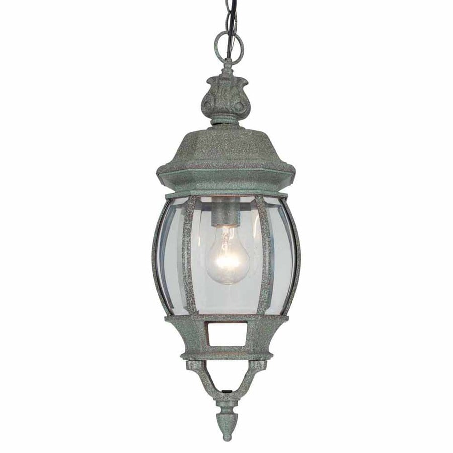 Volume International 22 In Mottled Verde Green Outdoor Pendant Volume International 22 In Mottled Verde Green Outdoor Pendant Light