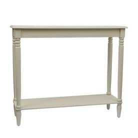 Console Tables At Lowes Decor Therapy Simplify Antique White Composite Country Console Table
