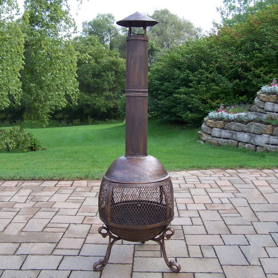 Shop Outdoor Fireplaces at Lowes.com - Oakland Living Cast Iron Outdoor Wood-Burning Fireplace