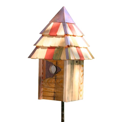 Heartwood 8in W x 17in H x 8in D Natural Bird House at
