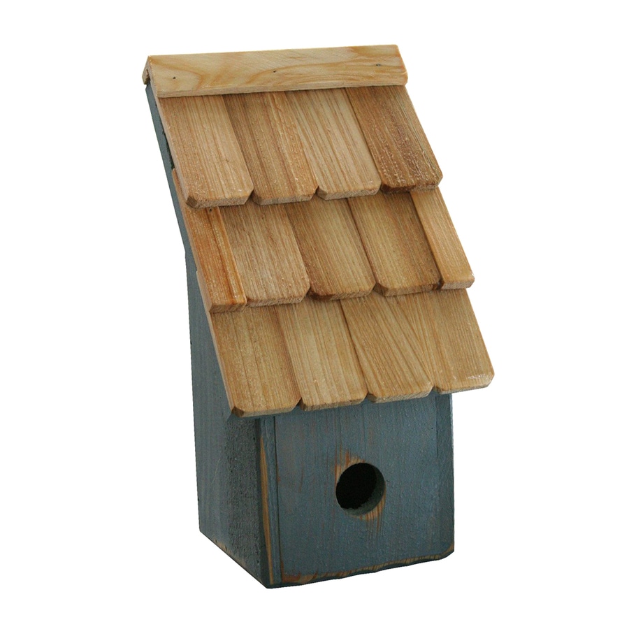 Heartwood 6-in W X 11-in H X 5-in D Blueberry Bird House At Lowes.com