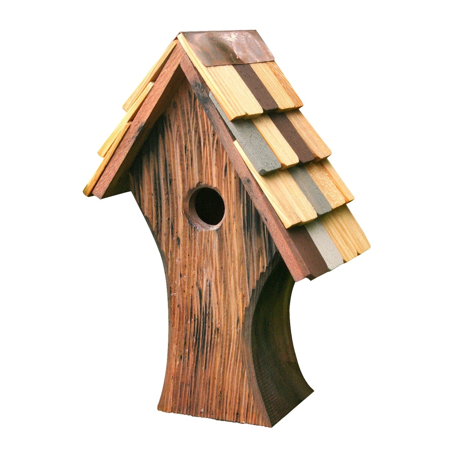 Heartwood 10in W x 15in H x 6in D Natural Bird House at