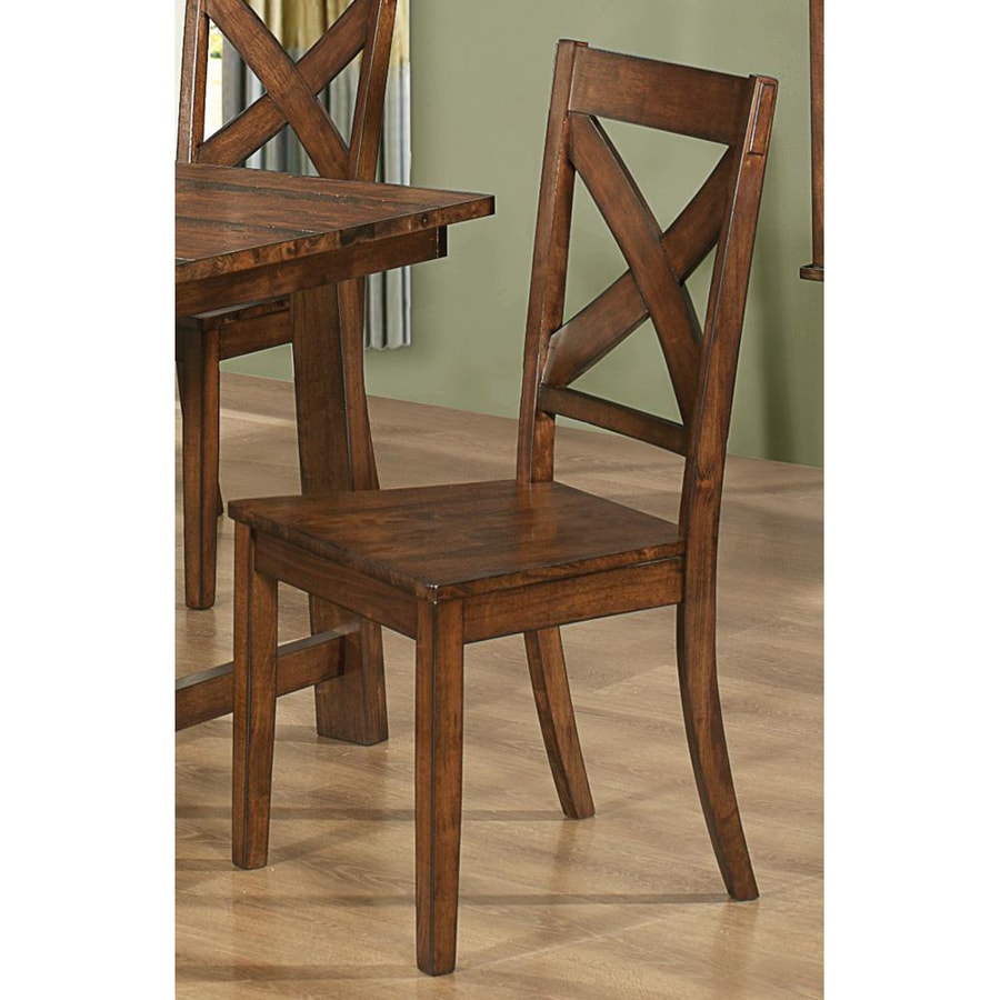 Coaster Fine Furniture Set of 2 Lawson Rustic Side Chairs in the Dining