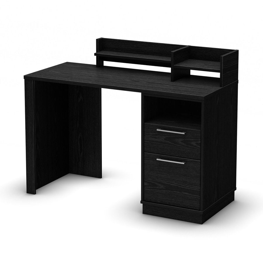 Shop South Shore Furniture Academic Black Oak Student Desk at Lowes.com