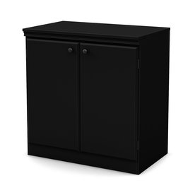 Office Cabinets At Lowes South S Furniture Morgan Pure Black 2 Shelf Office Cabinet