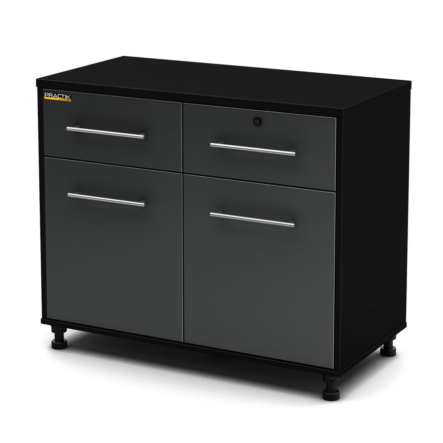  in W x 30-in H x 19.5-in D Wood Composite Freestanding Garage Cabinet