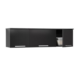 Office Cabinets At Lowes Prepac Furniture Coal Harbor Black 3 Shelf Office Cabinet