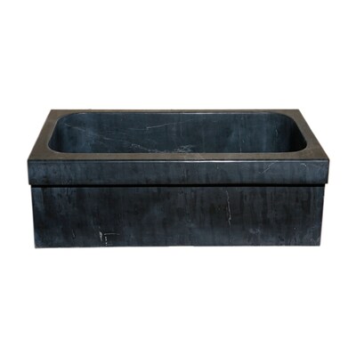 Allstone 19 In X 33 Black Granite A Front Farmhouse Kitchen