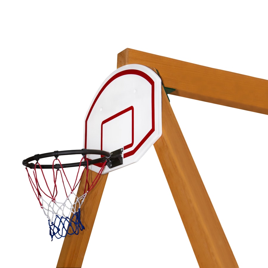 Gorilla Playsets White Basketball Hoop in the Playset Accessories & Components department at