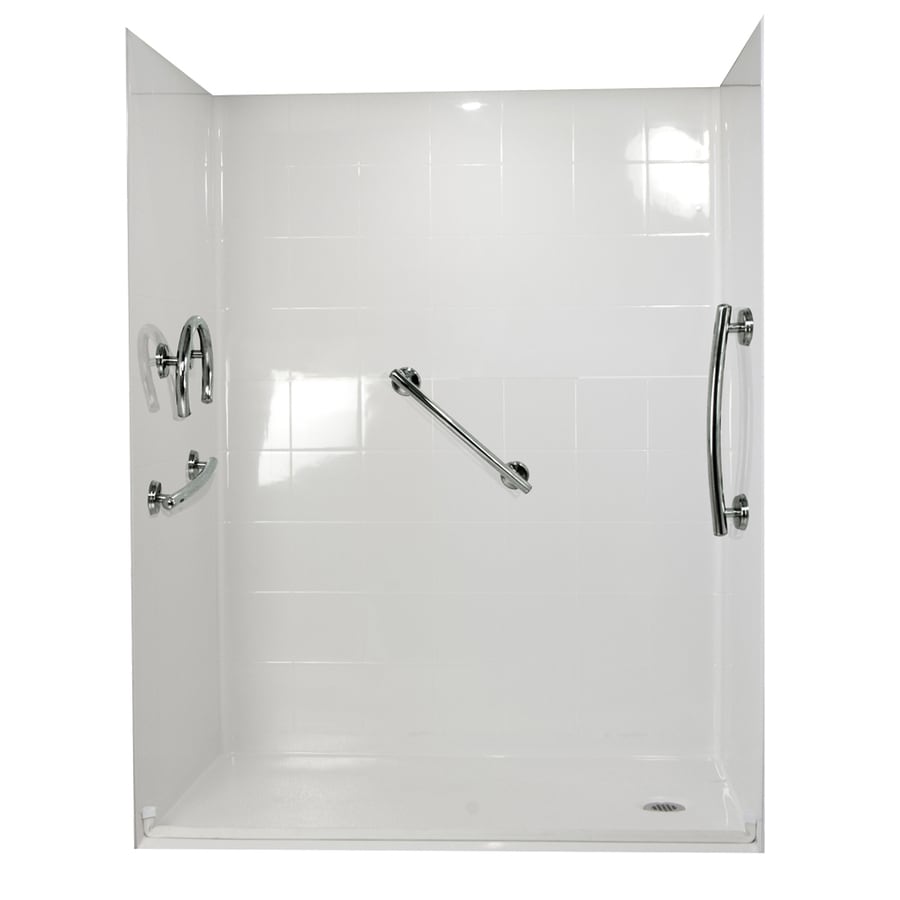 Ella's Bubbles Shower Wall Surround Side and Back Panels with Floor ...