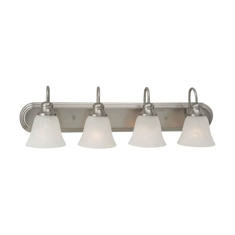 Sea Gull Lighting 44942BLE-962 Windgate 4 Light Wall Vanity Brushed Nickel
