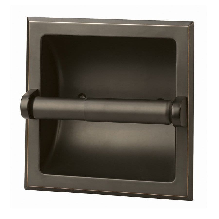 Design House Millbridge Oil Rubbed Bronze Recessed Toilet Paper Holder   50336495 