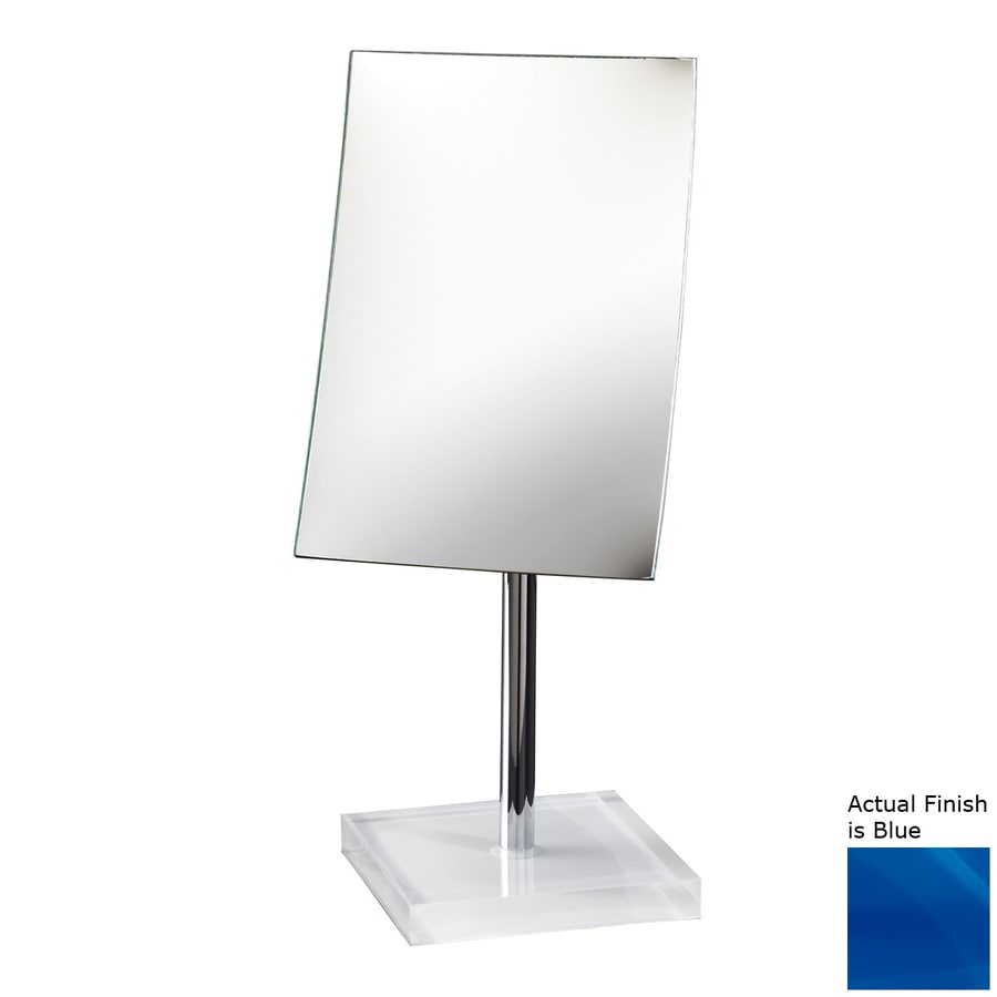 Nameeks Gedy Blue Plastic Magnifying Countertop Vanity