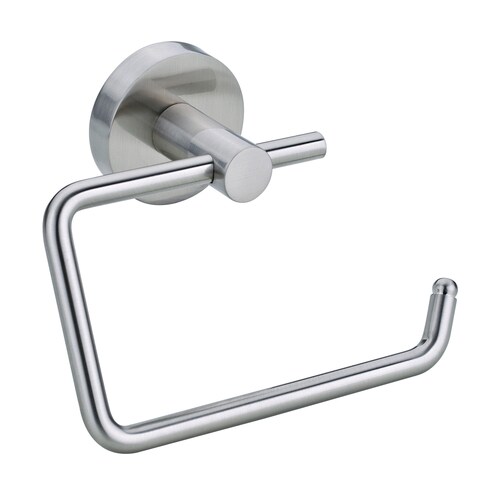 No Drilling Required Moon Satin Nickel Surface Mount Toilet Paper