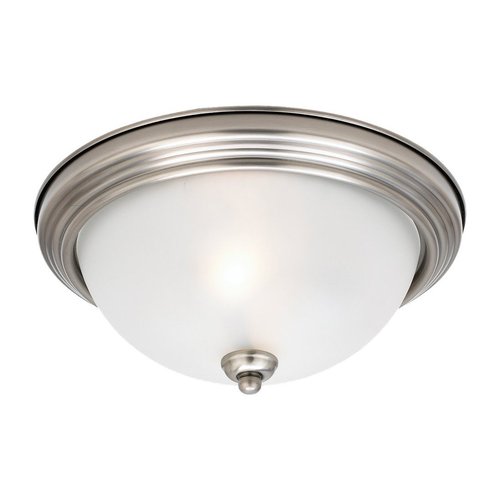 Sea Gull Lighting Ceiling Flush Mount 14.5-in Antique Brushed Nickel ...